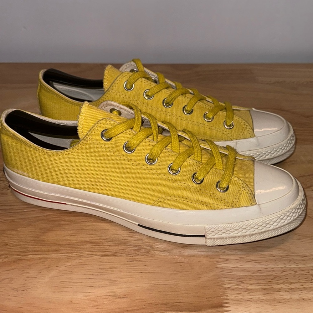 Converse Yellow Canvas Sneakers